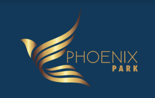Phoenix Park logo blue