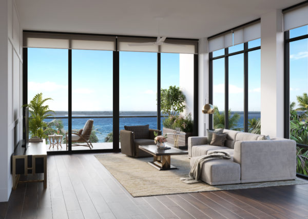 riverfront condos large hudson floorplan living room